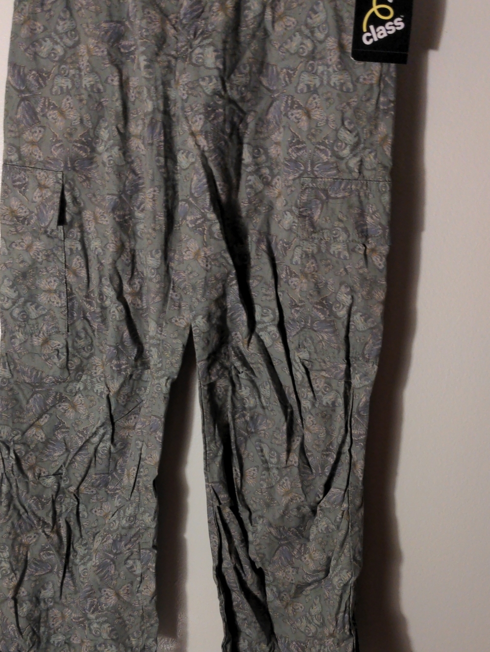art class Green Paisley Pattern Kids Casual Bottoms